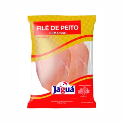 21860 - Frango - filé de peito inteiro sem sassami Jaguá pacote