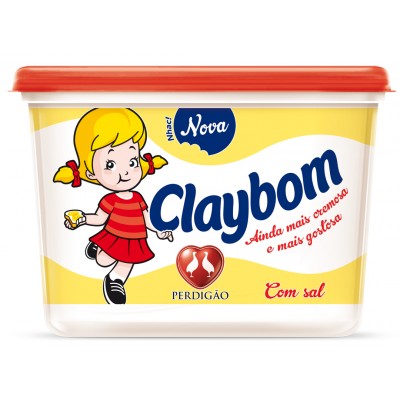 4111 - margarina com sal 50% lipídios Claybom 500g