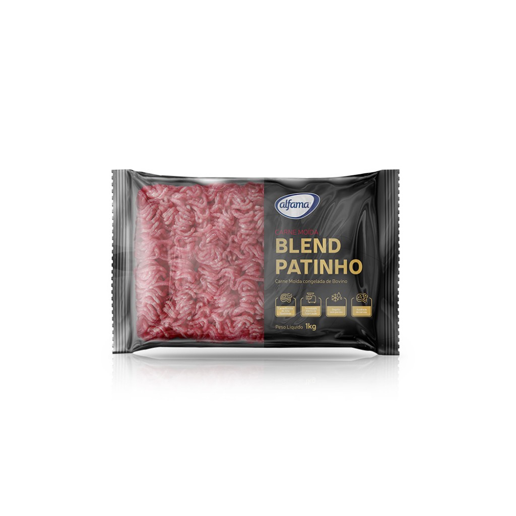 Bovino Carne Moída Congelada Blend Patinho Alfama 1kg 0783