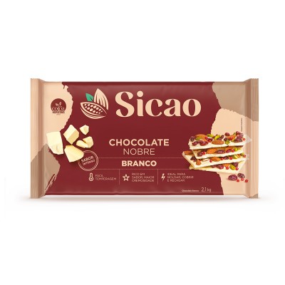 5654 - chocolate branco barra 2,1kg Sicao Gold