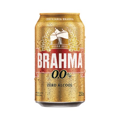 8381 - cerveja lata 350ml Brahma chopp zero 12un