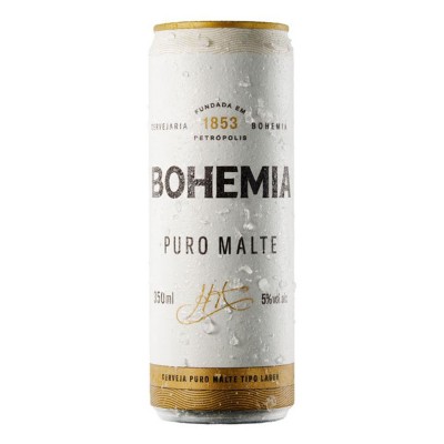 8411 - cerveja lata 350ml Bohemia sleek 12un