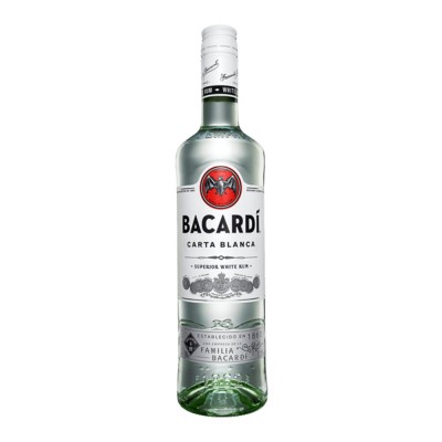8640 - bebida rum Bacardi carta blanca 980ml