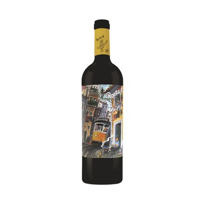 8881 - vinho tinto 750ml português Porta 6 (Lisboa) aragonez (50%) castelão (40%) touriga nacional (10%)